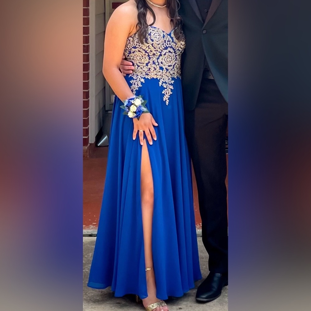 Blue Prom Dress